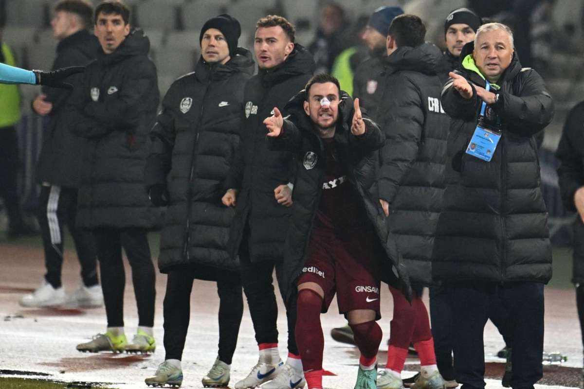 CFR Cluj nu profita de avantaj si il pierde pe Louis Munteanu accidentat