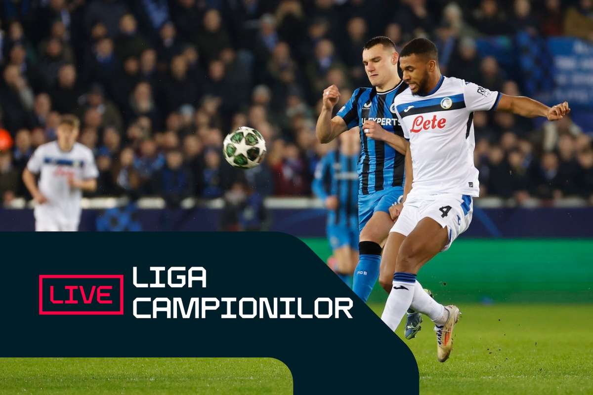 Liga Campionilor LIVE Atalanta egaleaza Brugge inainte de pauza