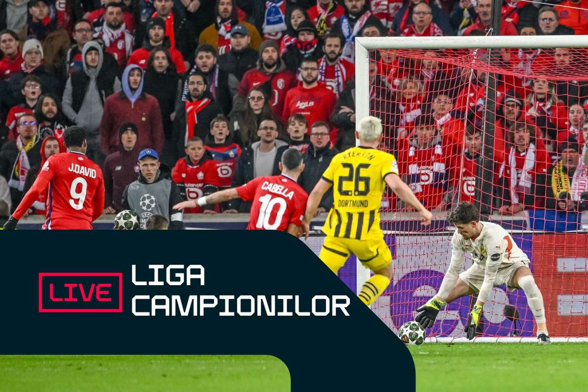 Liga Campionilor LIVE Lille conduce Dortmund dupa gafa Kobel