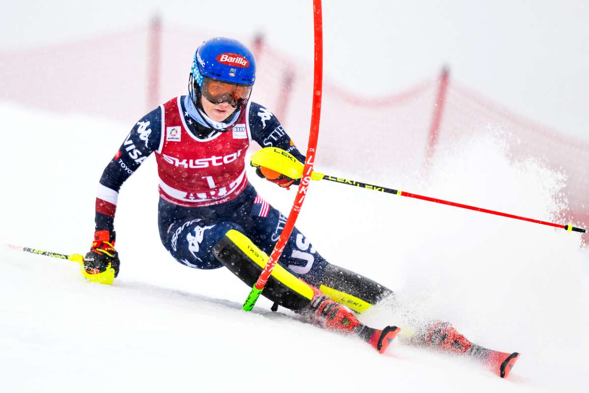 Mikaela Shiffrin cea mai rapida in slalomul din Suedia