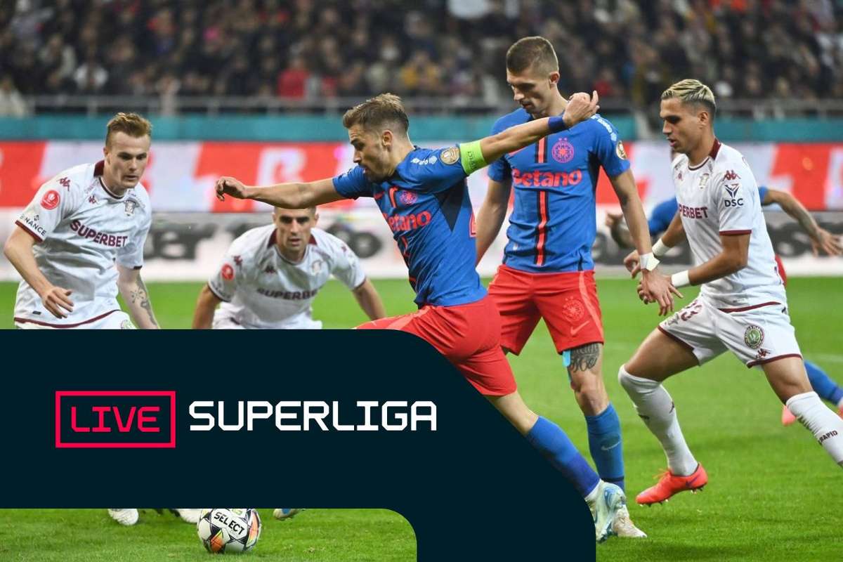Superliga LIVE Rapid deschide scorul dar FCSB salvata de VAR