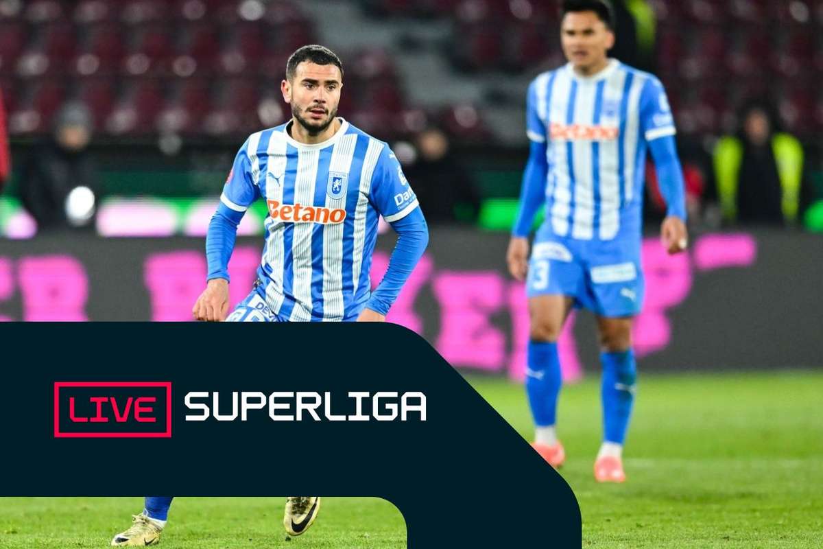 Superliga Live Universitatea Craiova conduce cu U Cluj