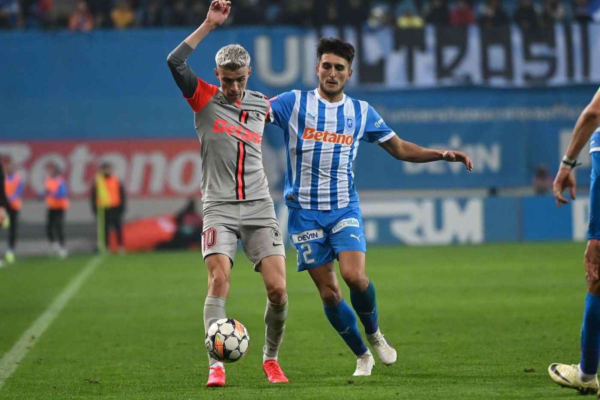 Universitatea Craiova FCSB Octavian Popescu titular dupa cinci luni