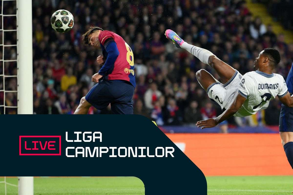 Liga Campionilor LIVE Meci spectaculos intre Barcelona si Inter sase goluri