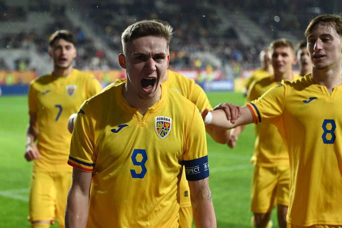 LIVE Spania U21 Romania U21 Gol spectaculos Munteanu