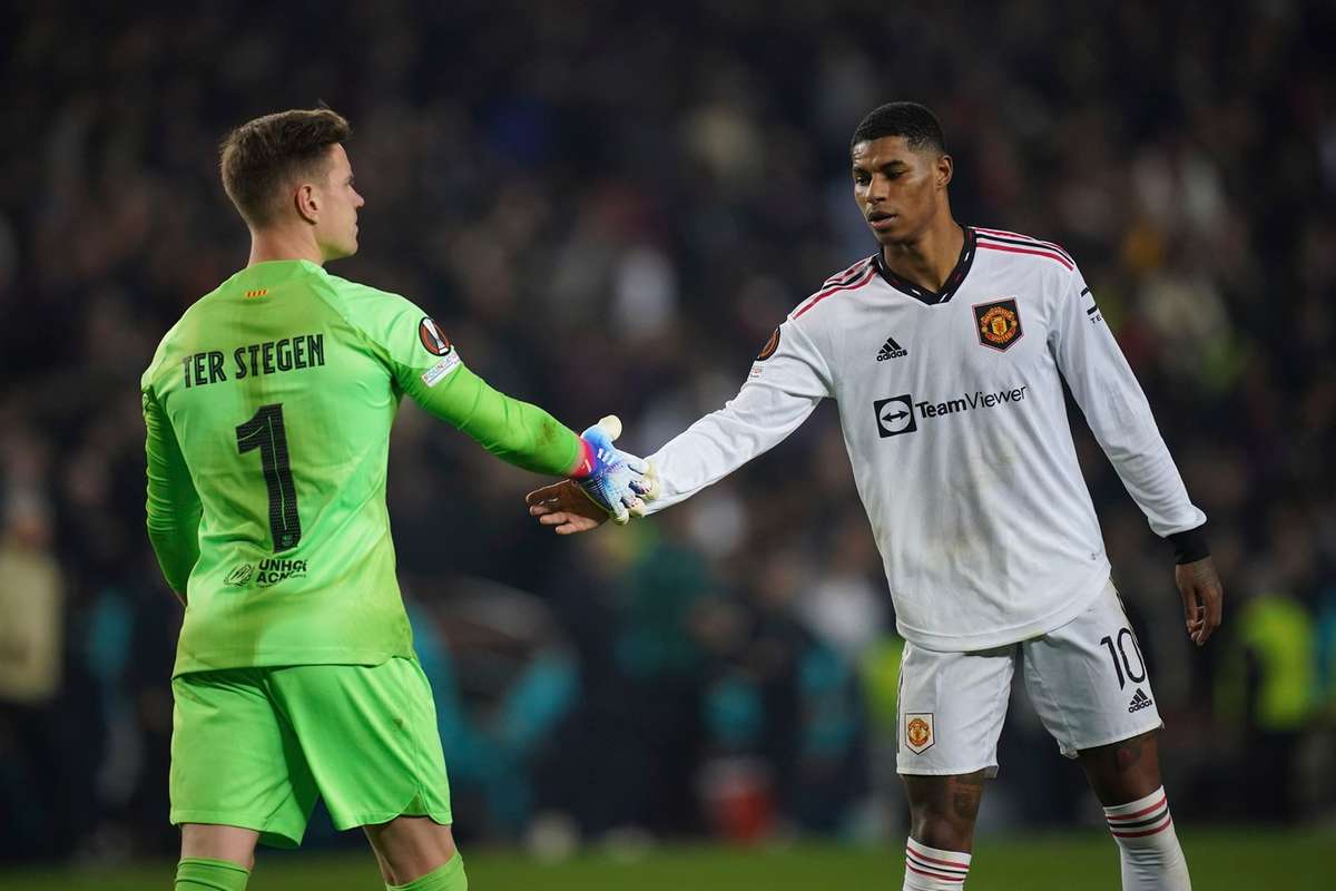 E deja blaugrana Marcus Rashford se antreneaza cu Barcelona
