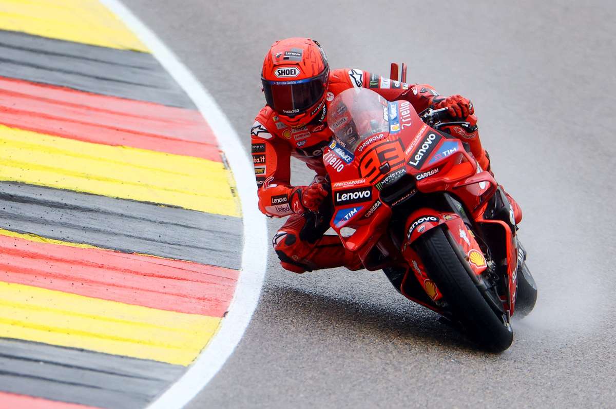 Marc Marquez de la Ducati revine si castiga sprintul in Germania