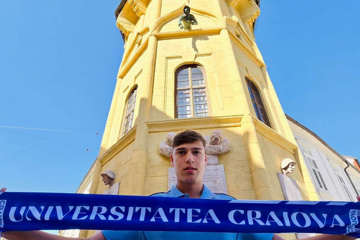 Universitatea Craiova l a prezentat pe Luca Basceanu