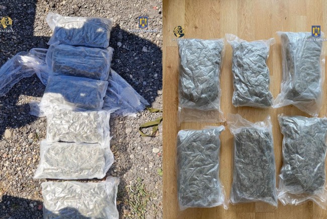 Tanar prins in Salonta cu patru kilograme de canabis