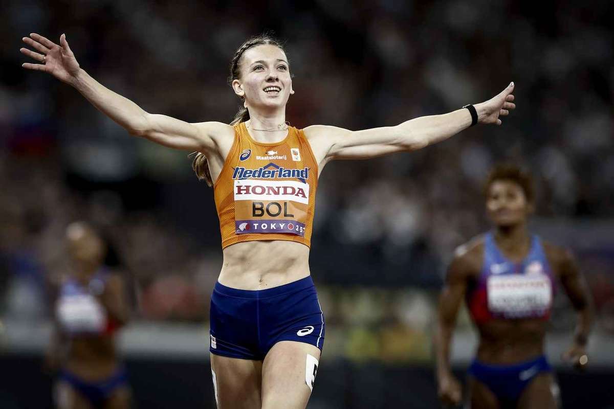 Femke Bol isi apara cu succes titlul mondial la 400 m garduri