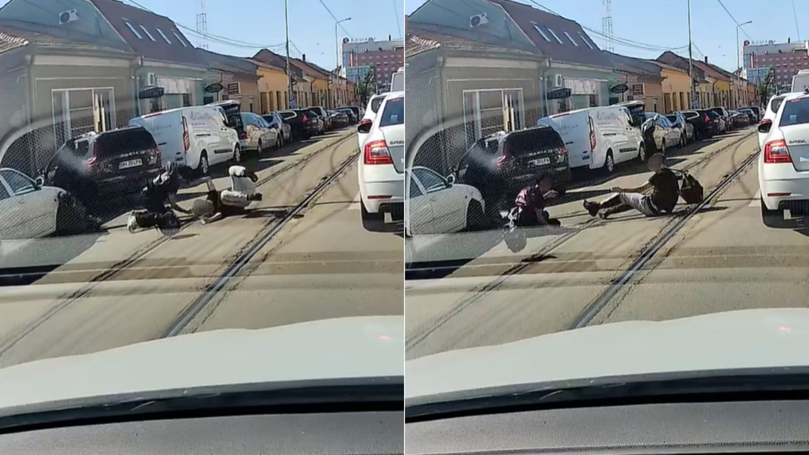 Polita cauta tinerii de pe trotineta din Oradea