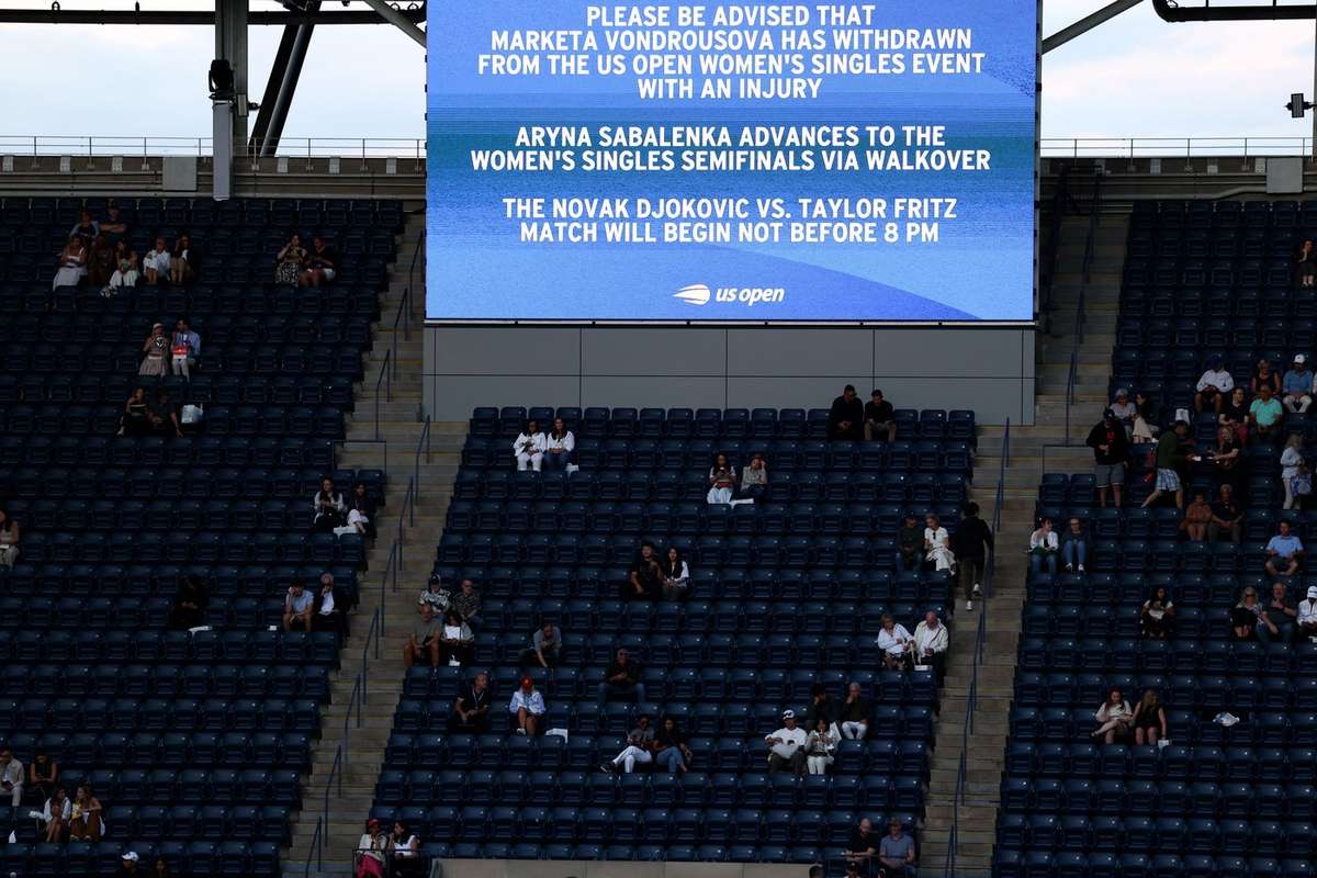 Tennis Tracker Vondrousova s a retras de la US Open din cauza unei accidentari
