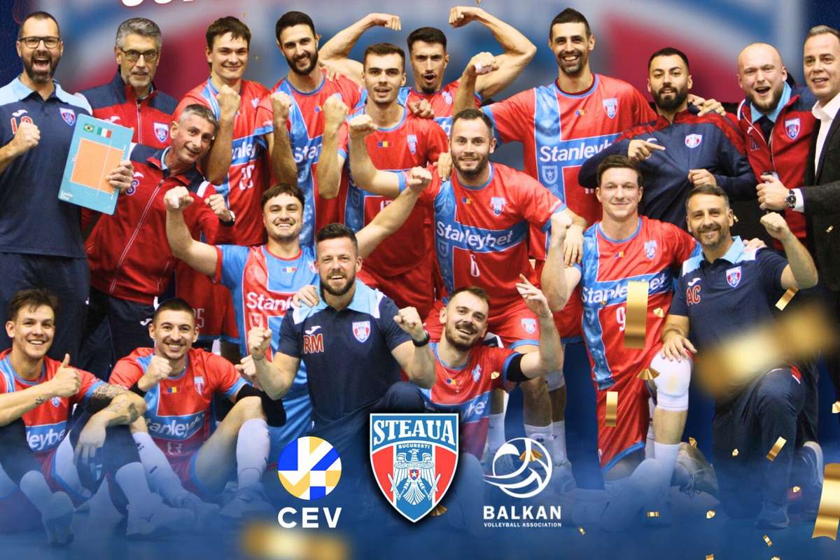 Steaua a castigat Cupa Balcanica la volei masculin