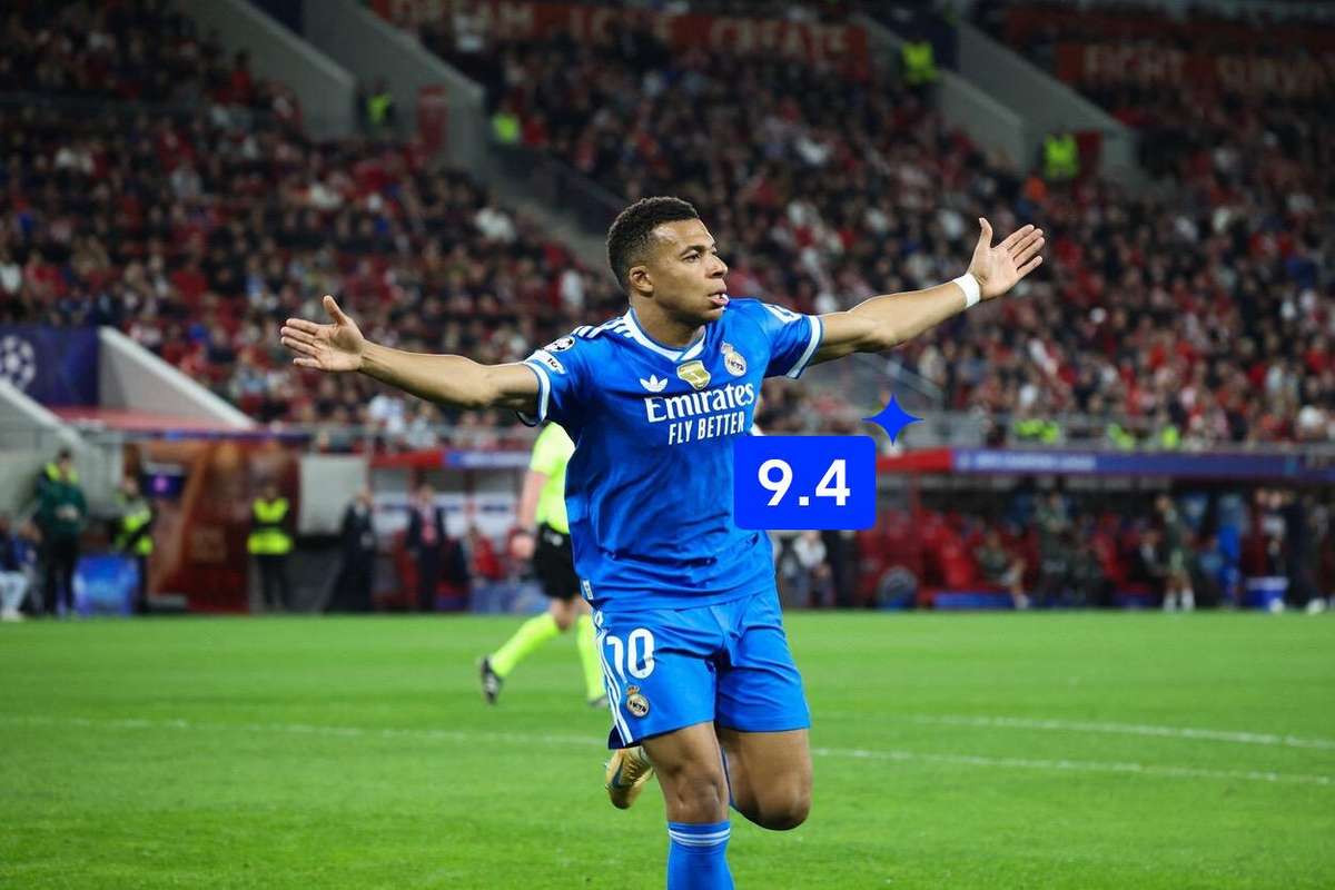 Echipa etapei din Liga Campionilor Mbappe face istorie