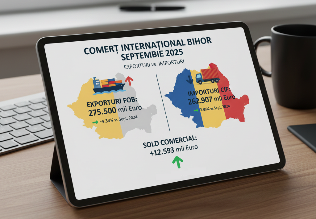 Exporturile Bihorului crestere constanta in industria locala