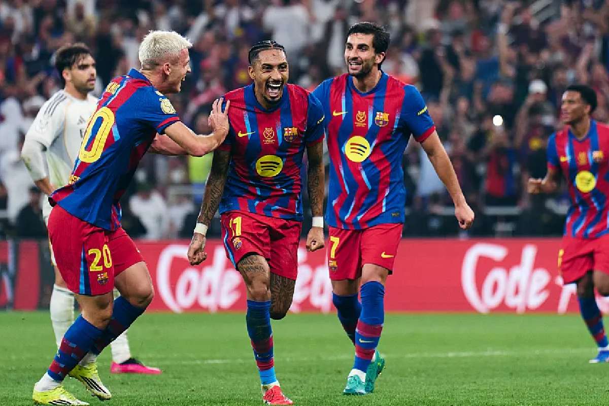 Raphinha MVP ul Supercupei Munca aduce noroc