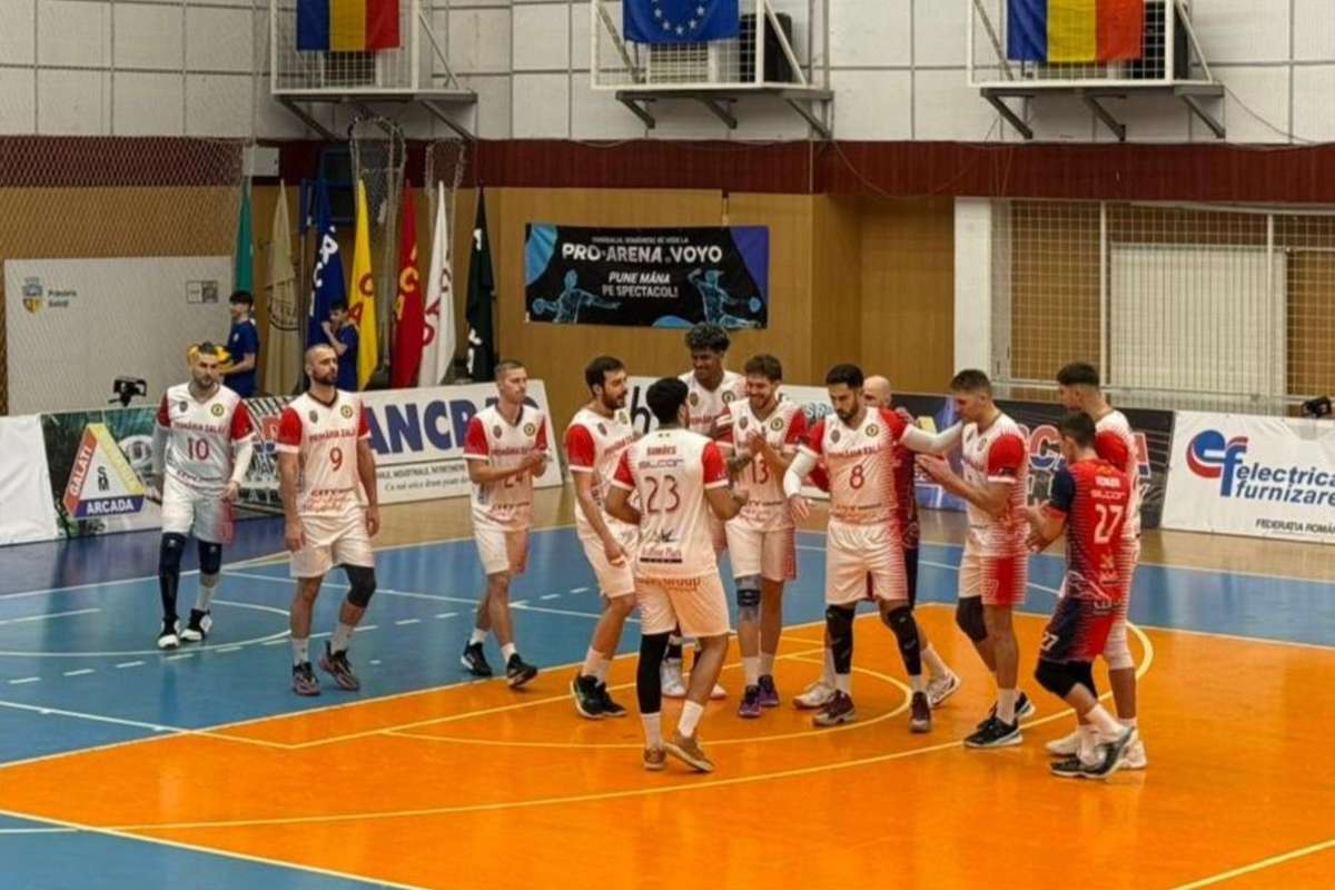 SCM Zalau infranta in optimile de finala ale Cupei Challenge la volei masculin