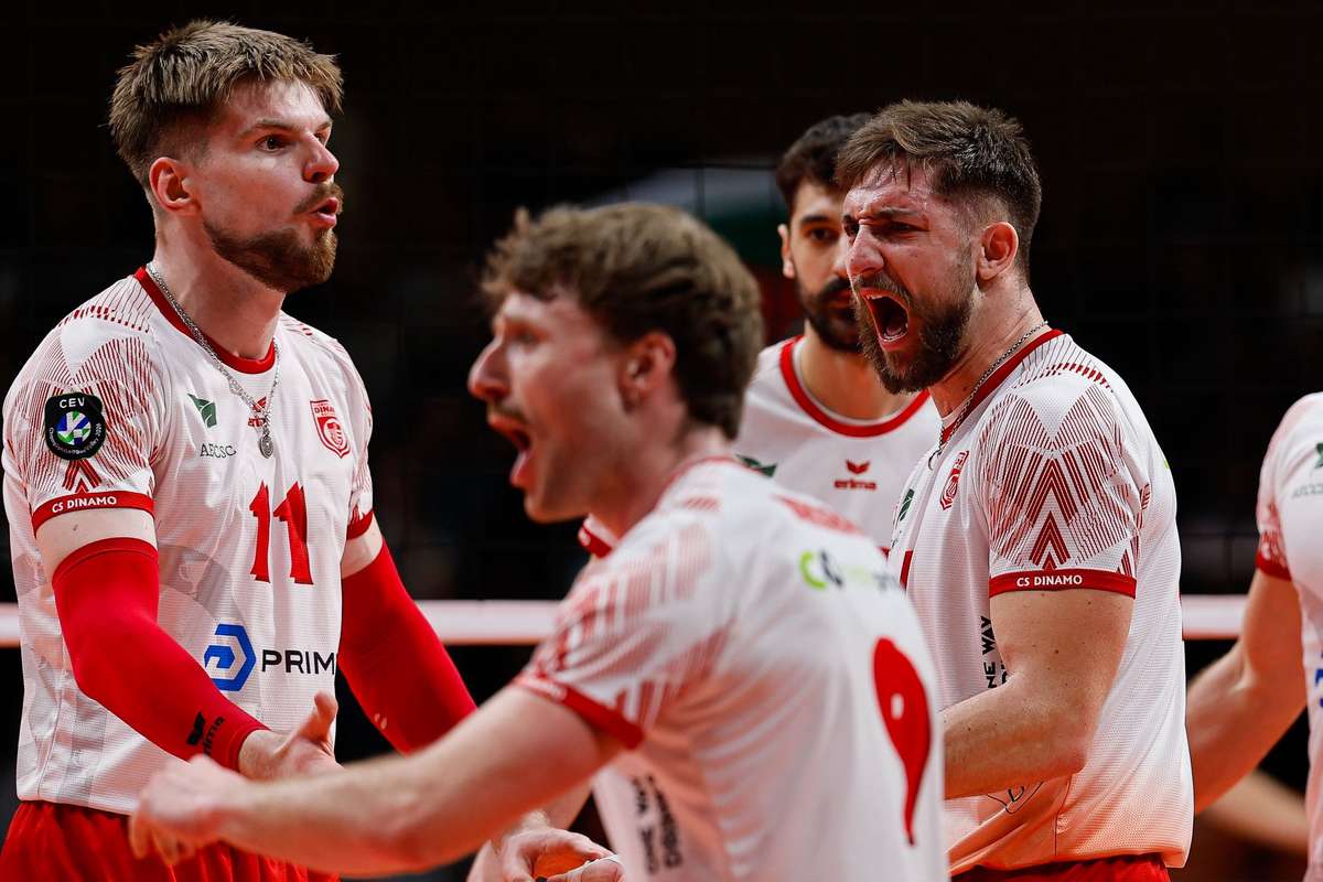 Victorie clara pentru CS Dinamo Bucuresti in prima mansa a optimilor de finala ale Cupei CEV
