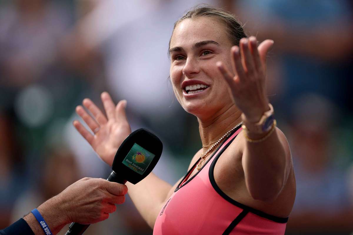 Aryna Sabalenka antrenament cu spectatorii la debutul de la Indian Wells Belarusa o ajunge din urma pe Sharapova