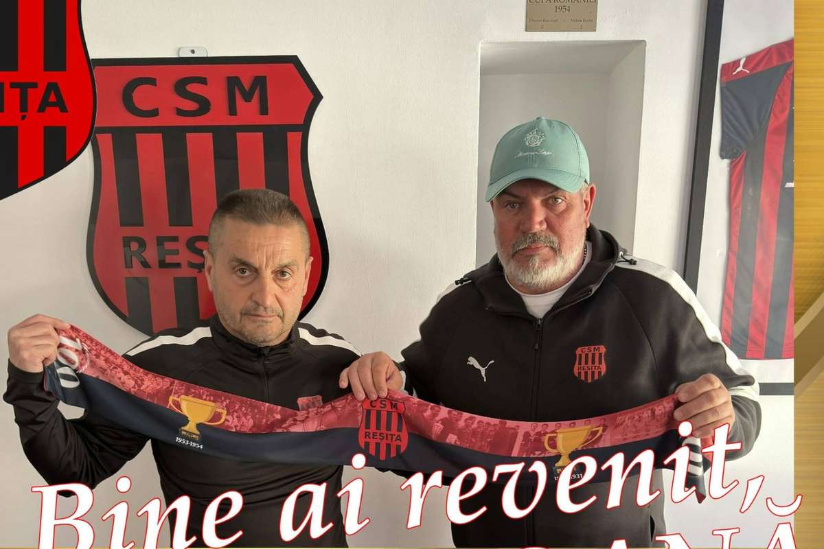 Leontin Doana a fost numit noul antrenor al CSM Resita