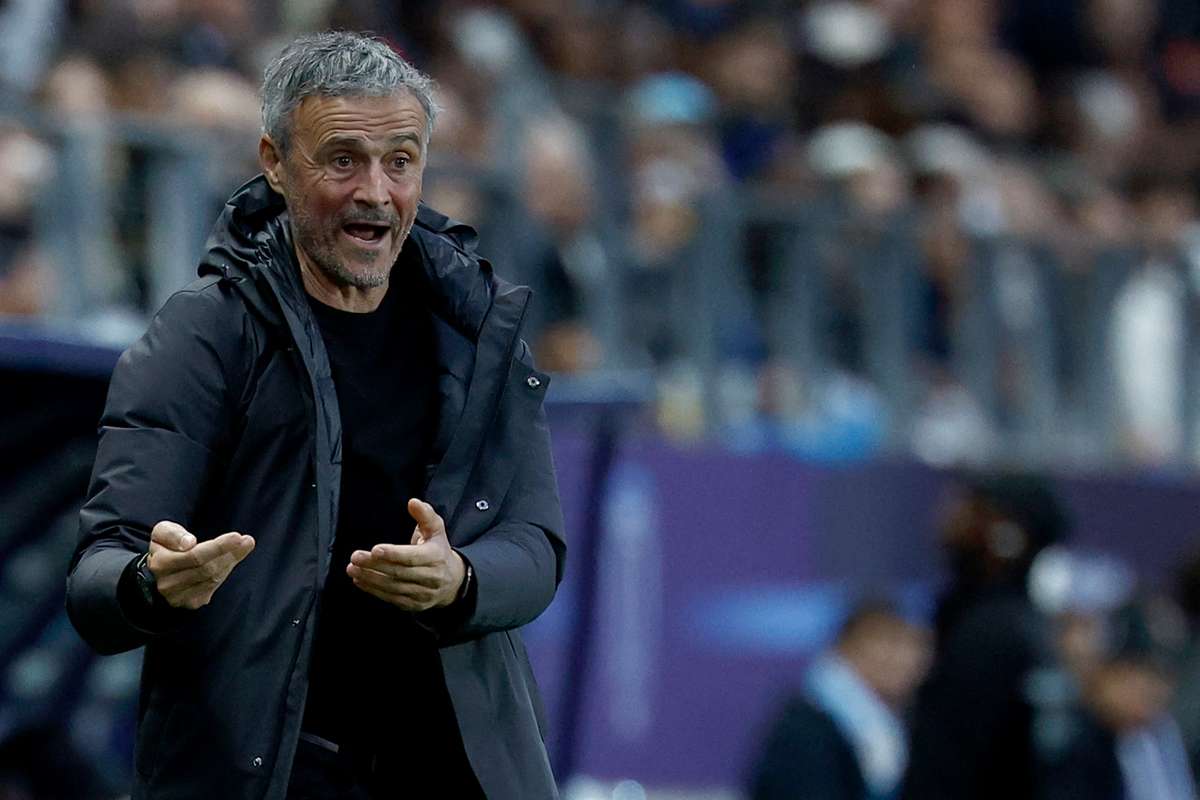 Antrenorul echipei Paris Saint Germain Luis Enrique isi exprima nemultumirea fata de prestatia slaba din ultimul meci inainte de finala Ligii Campionilor