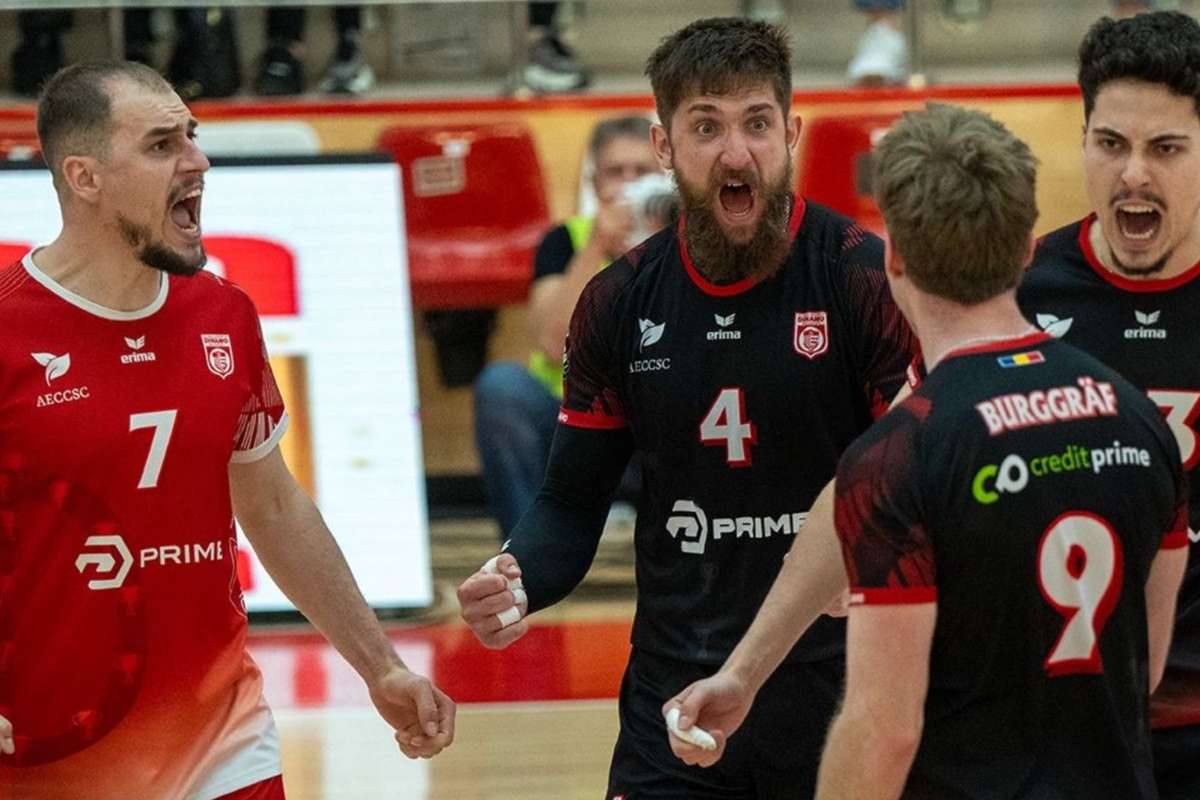 CS Dinamo a restabilit echilibrul in finala de volei masculin