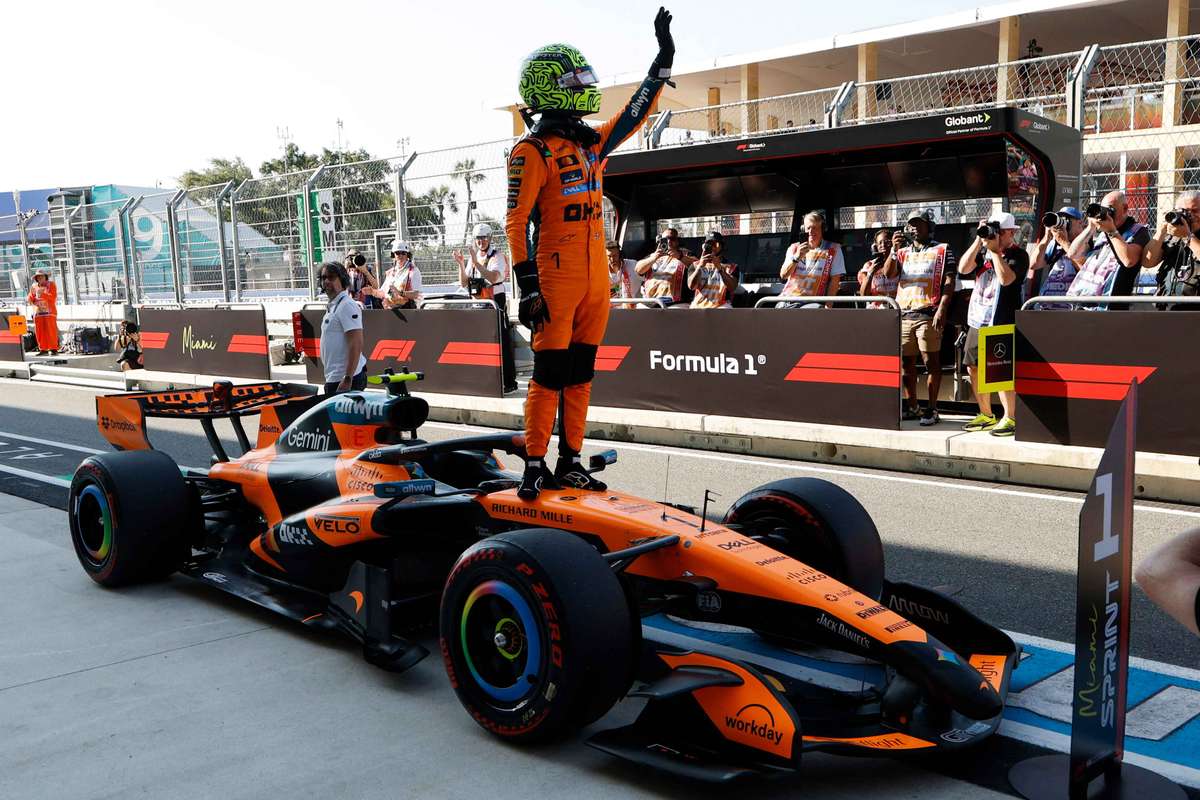 Lando Norris castiga pole positionul in cursa sprint de la Miami Kimi Antonelli porreste de pe locul 2
