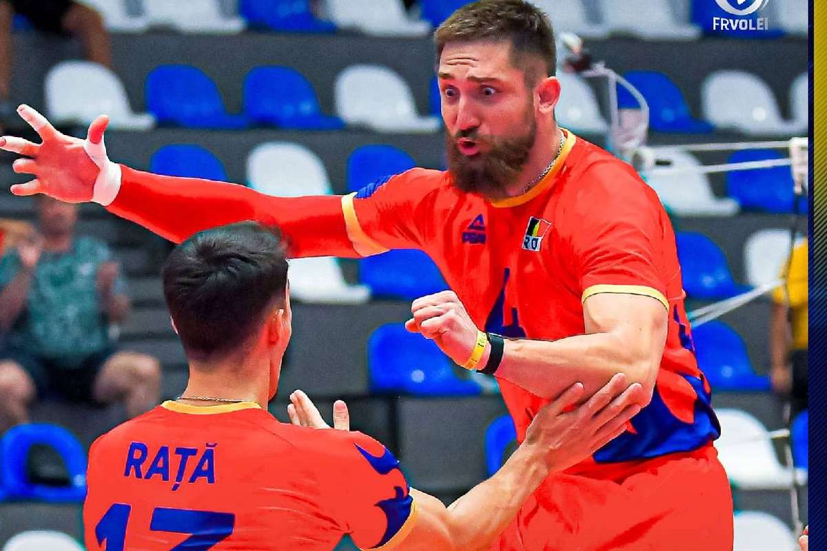 Victorie stransa a Romaniei impotriva Spaniei in Liga Europeana de volei masculin