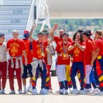 Alegria Campioana mondiala s a ntors acasa Spania a aterizat la Madrid cu trofeul suprem