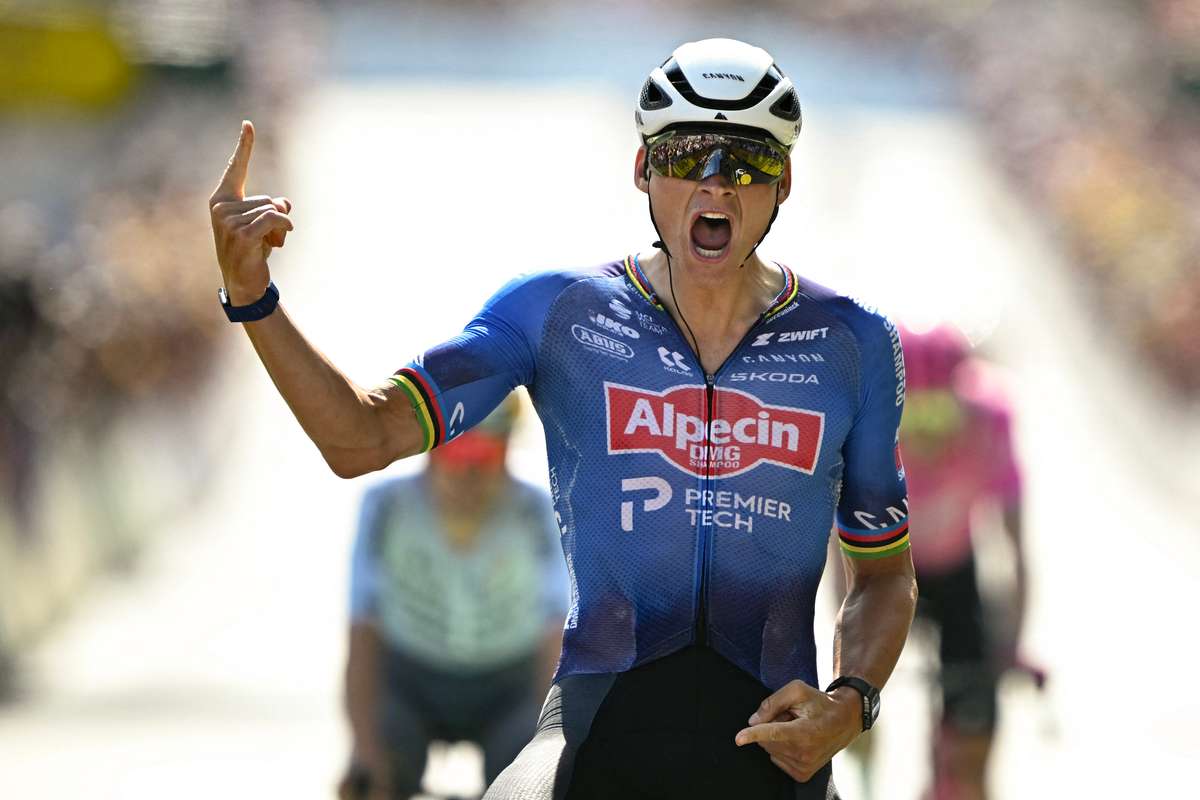 Mathieu van der Poel castiga a treia etapa in Turul Frantei la Ussel