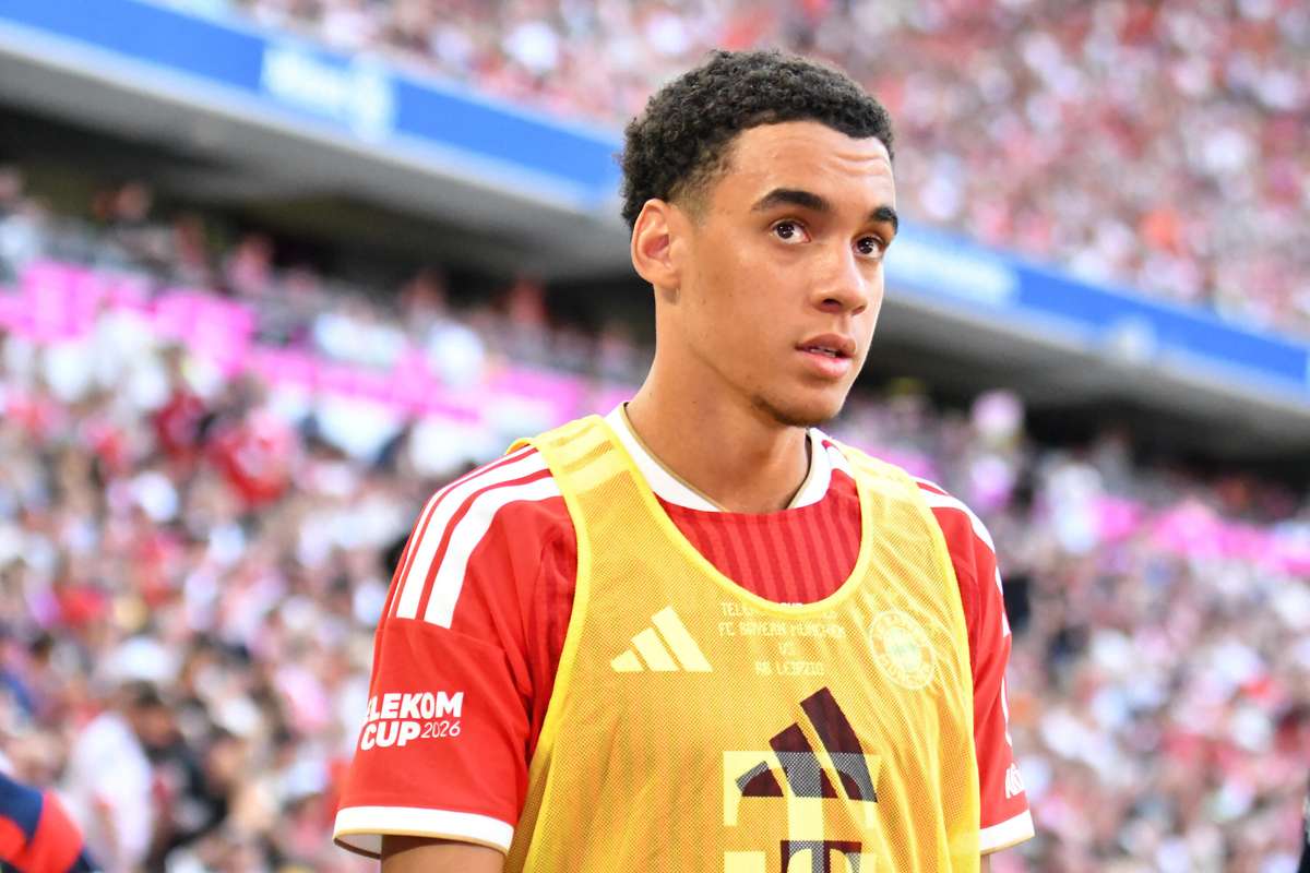 Jamal Musiala s a intors la antrenamente dupa ce a cazut pe teran intr un meci amical al lui Bayern