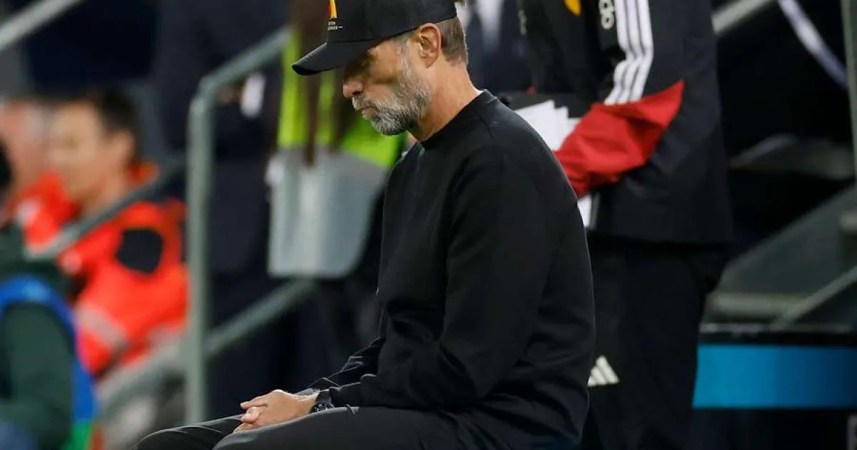 Klopp, posibil cel mai dezastruos debut ca selecționer al Germaniei 2 Klopp, posibil cel mai dezastruos debut ca selecționer al Germaniei