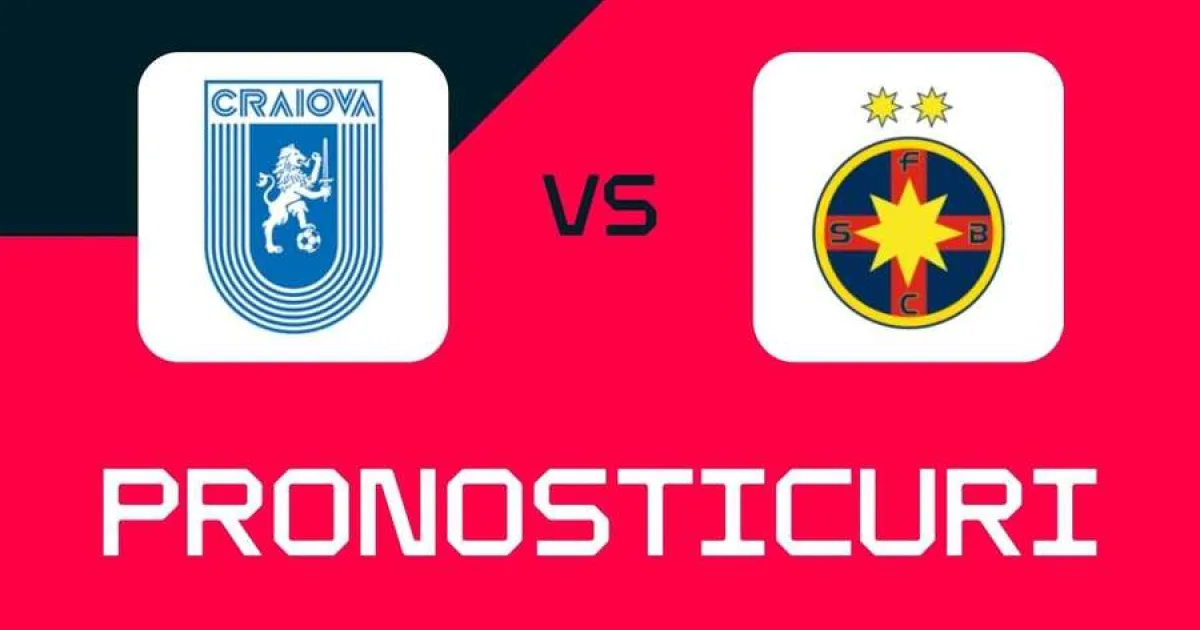 Universitatea Craiova - FCSB: Ponturi, pariuri și cote 4 Universitatea Craiova - FCSB: Ponturi, pariuri și cote