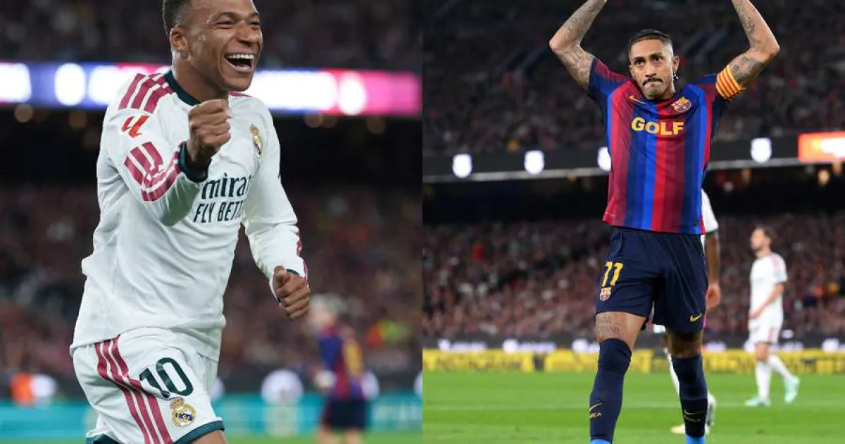 Barcelona egalează prin Raphinha în El Clásico cu Real Madrid 2 Barcelona egalează prin Raphinha în El Clásico cu Real Madrid