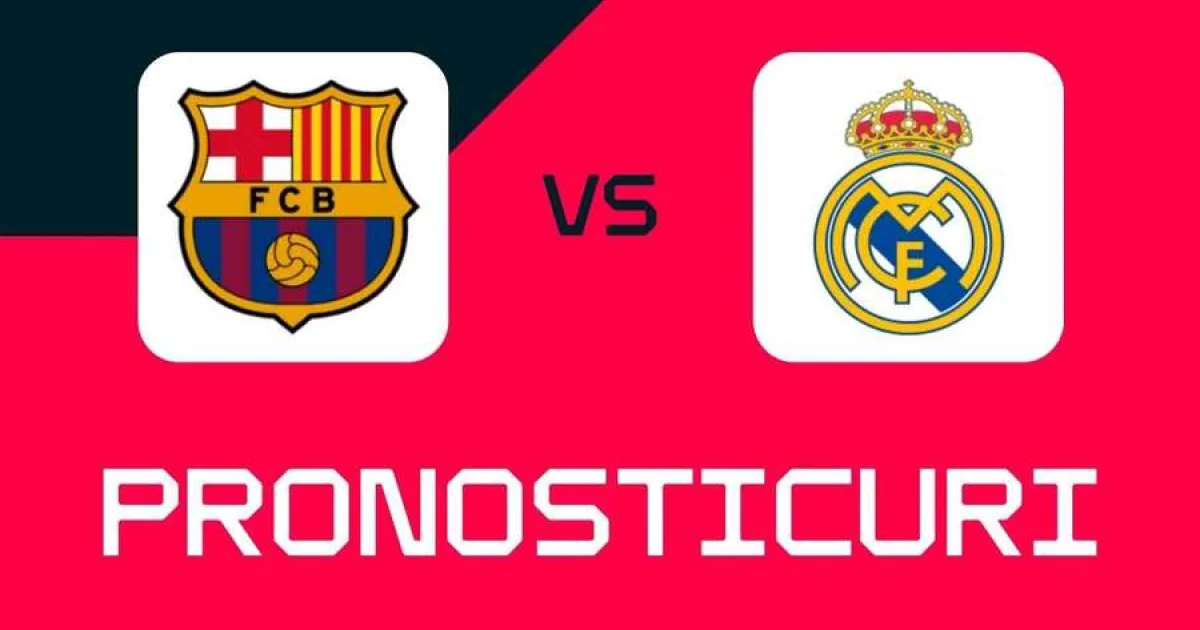 Barcelona - Real Madrid: Ponturi, pariuri sigure și cote pentru El Clasico 2 Barcelona - Real Madrid: Ponturi, pariuri sigure și cote pentru El Clasico